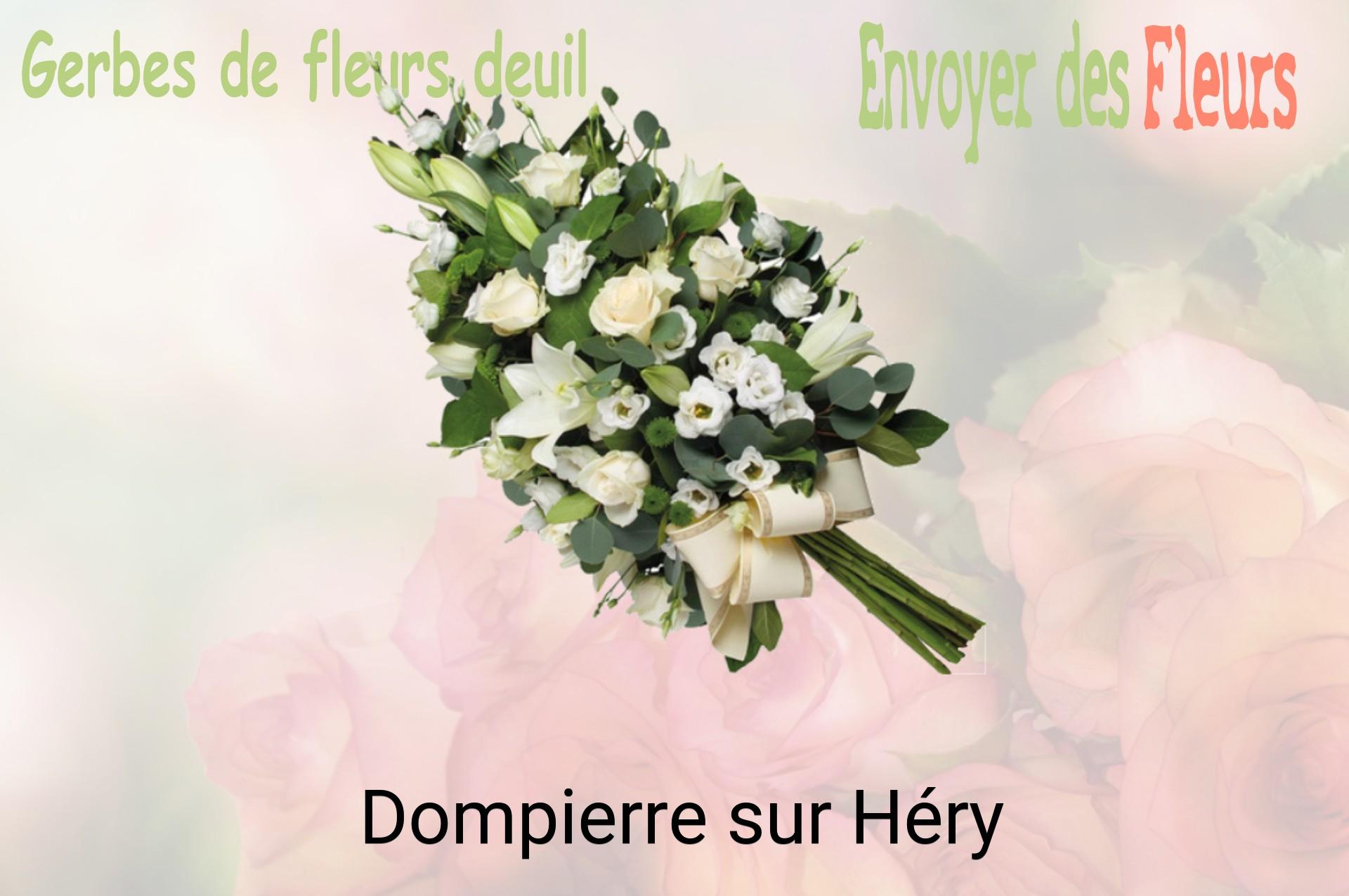Gerbe de fleurs de deuil livrée à Dompierre-sur-Héry